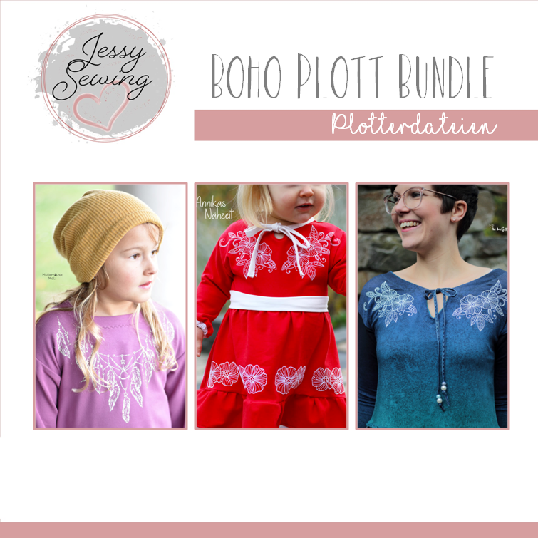 PLOTT - *Boho Plott Bundle* Plotterdateien Boho Look