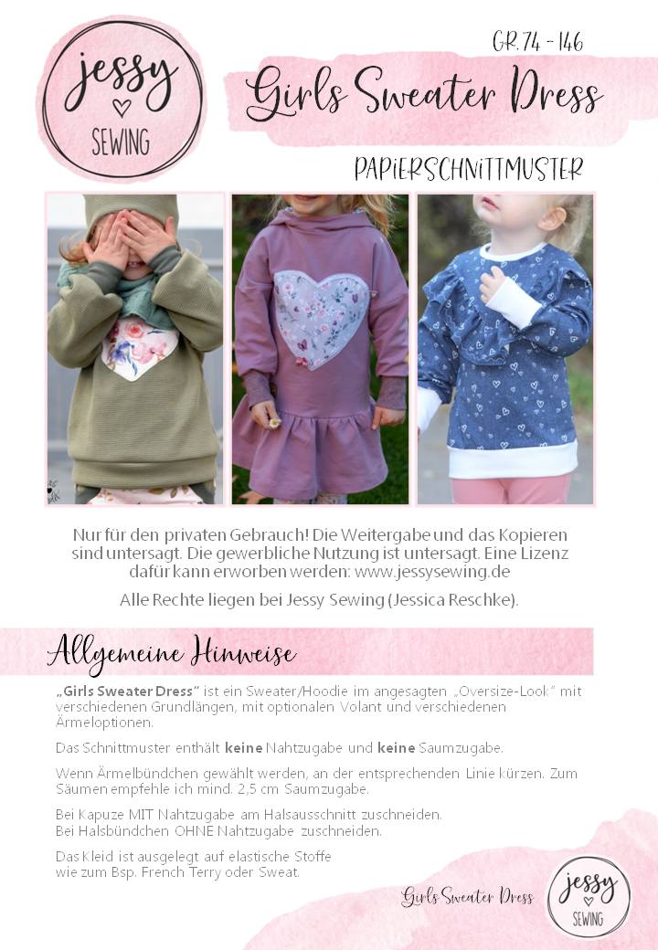 Girls Sweater Dress