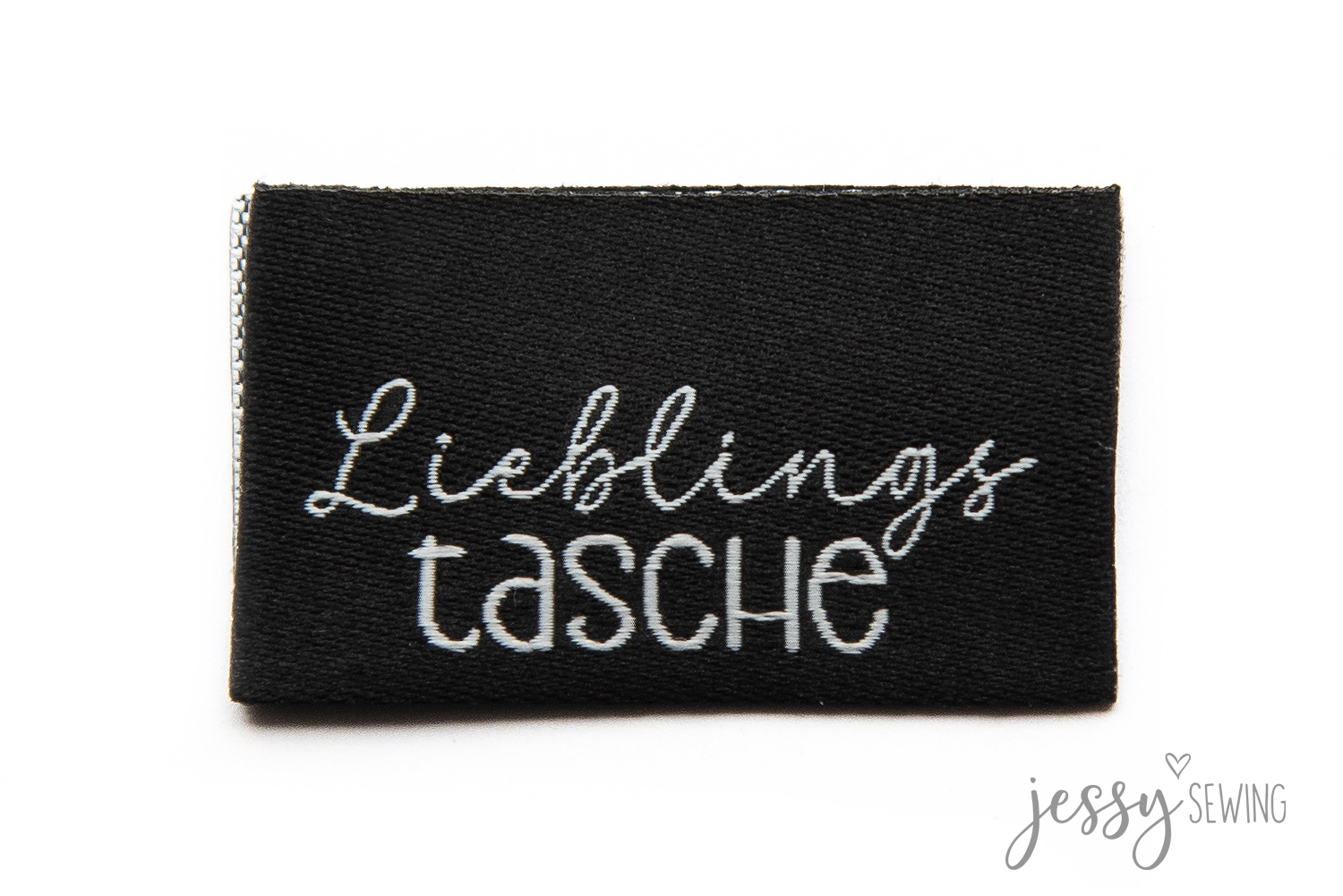 #370 Weblabel "Lieblingstasche" black