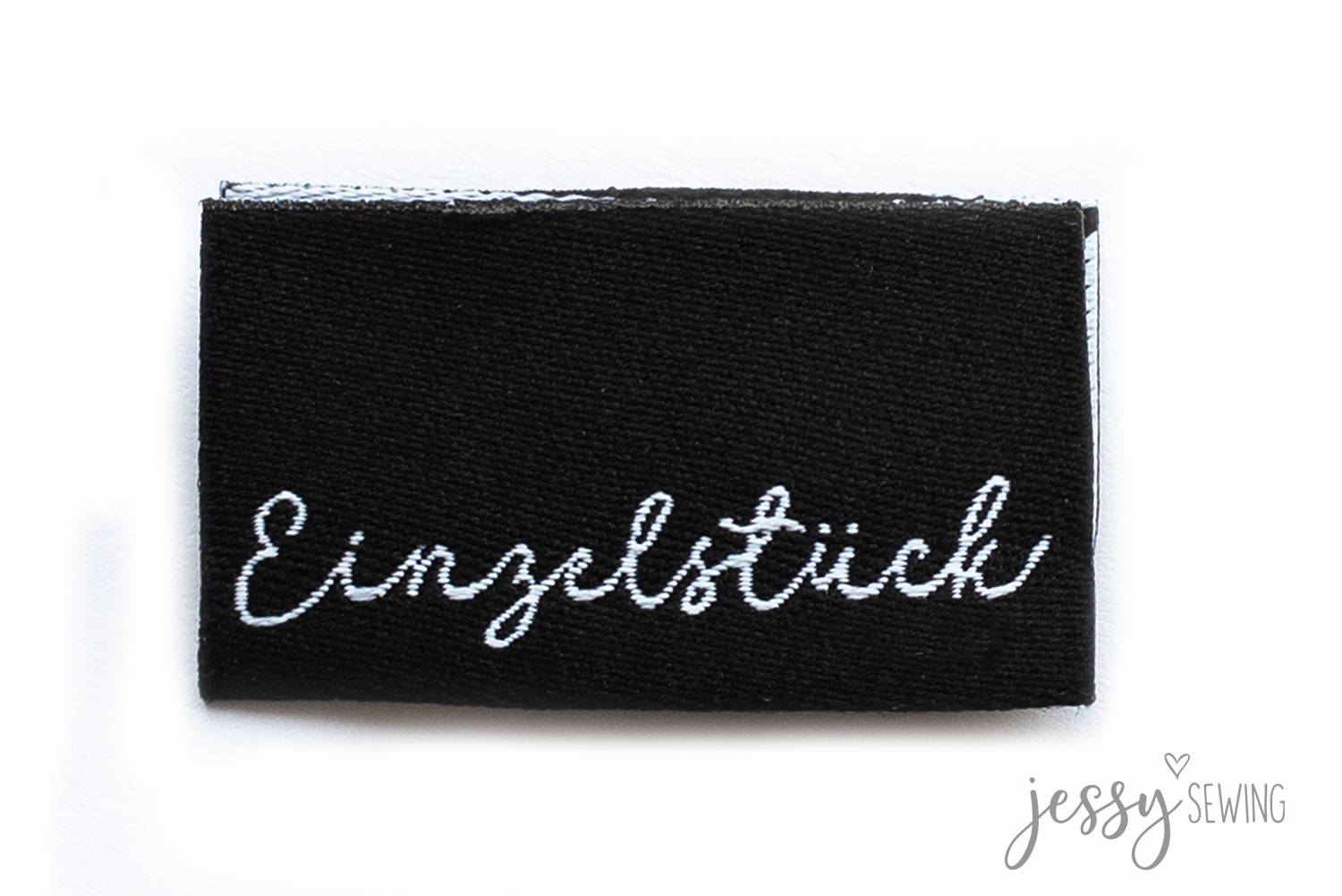 #330 Weblabel "Einzelstück" black
