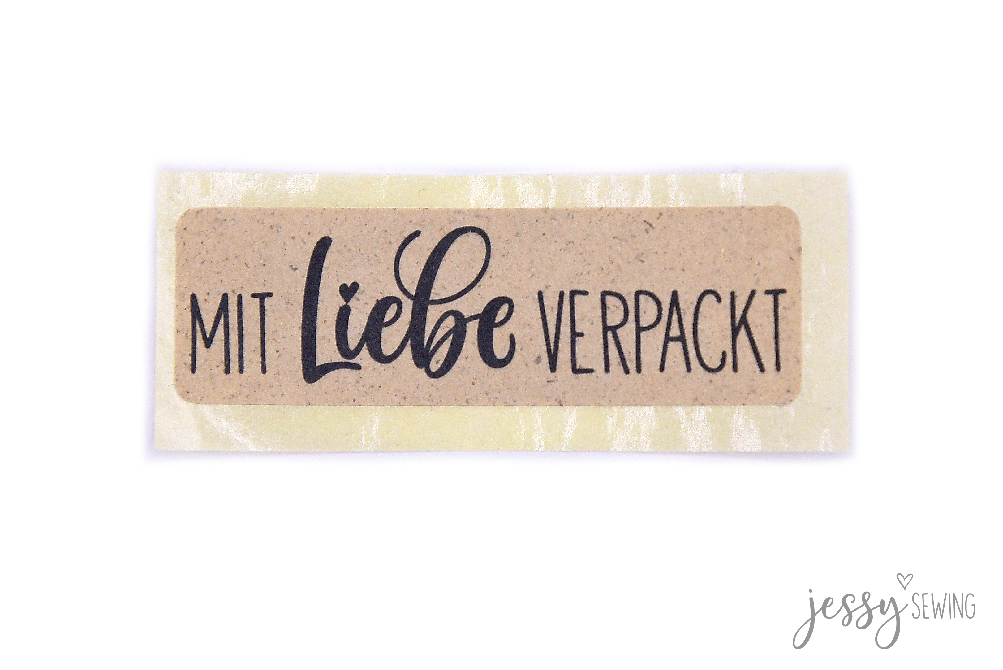 "mit Liebe verpackt" Sticker