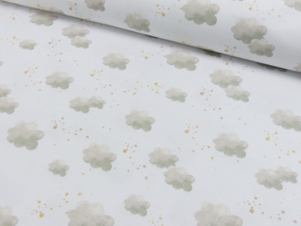 Baumwoll Jersey Cloudy Sky 0,5 m 