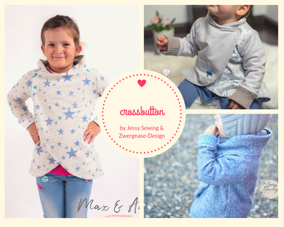 eBook - *crossbutton* Cardigan Jacke Übergangsjacke Nähanleitung