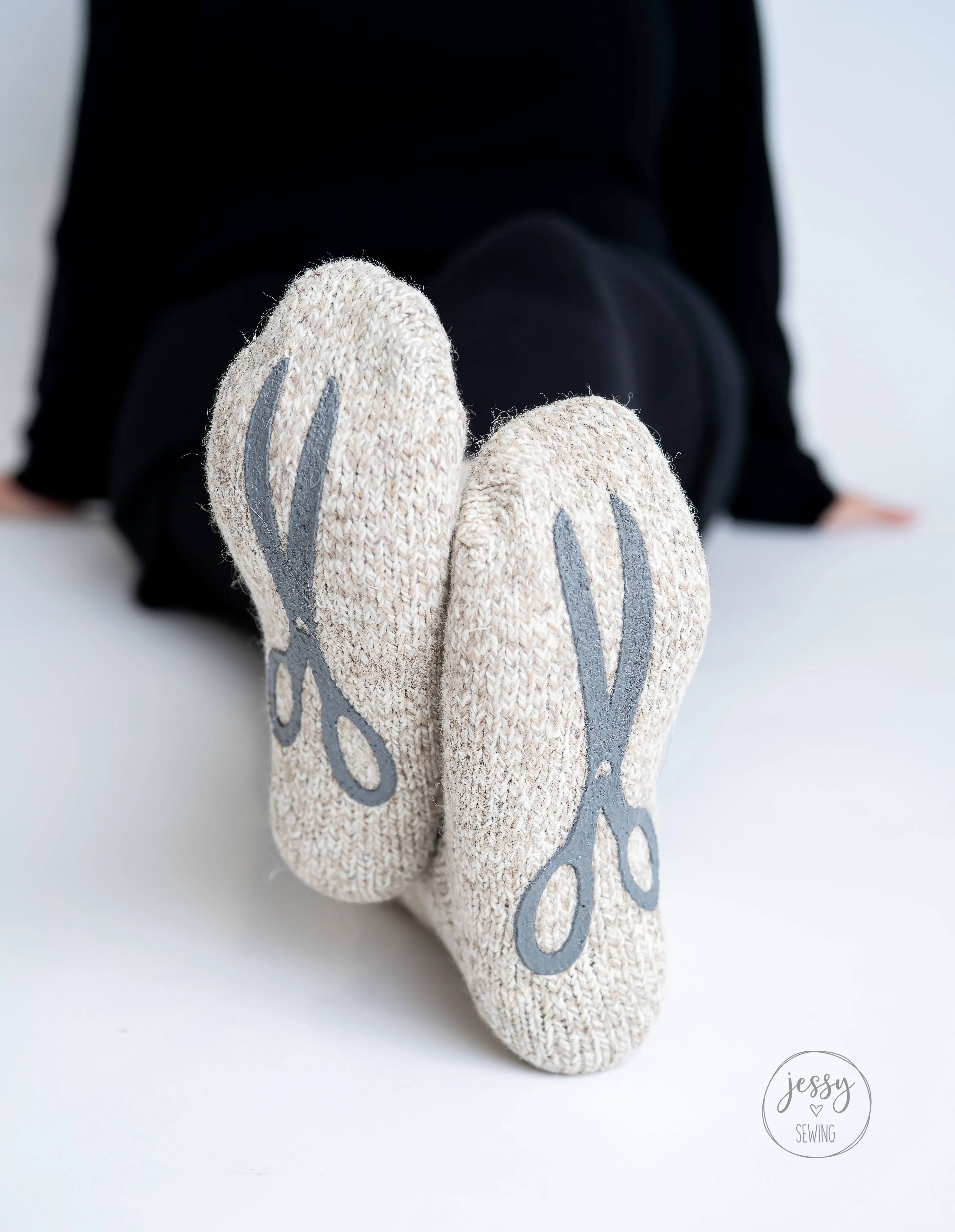 The Socks Stoppersocken mit Scherenmotiv The Socks Stoppersocken mit Scherenmotiv