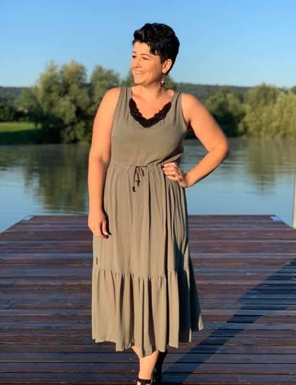 eBook - *LADIES PARTYDRESS WEBWARE* STUFENKLEID GR. 32 BIS 56 BOHO