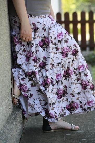 eBook - *Ladies Boho Skirt* Stufenrock mit Passe Gr. 32-56, Rock