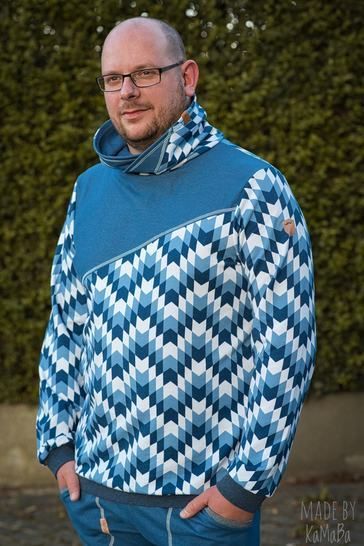 eBook - *GENTLEMENS BASIC HOODIE* HOODIE, SWEATER RUNDER SAUM