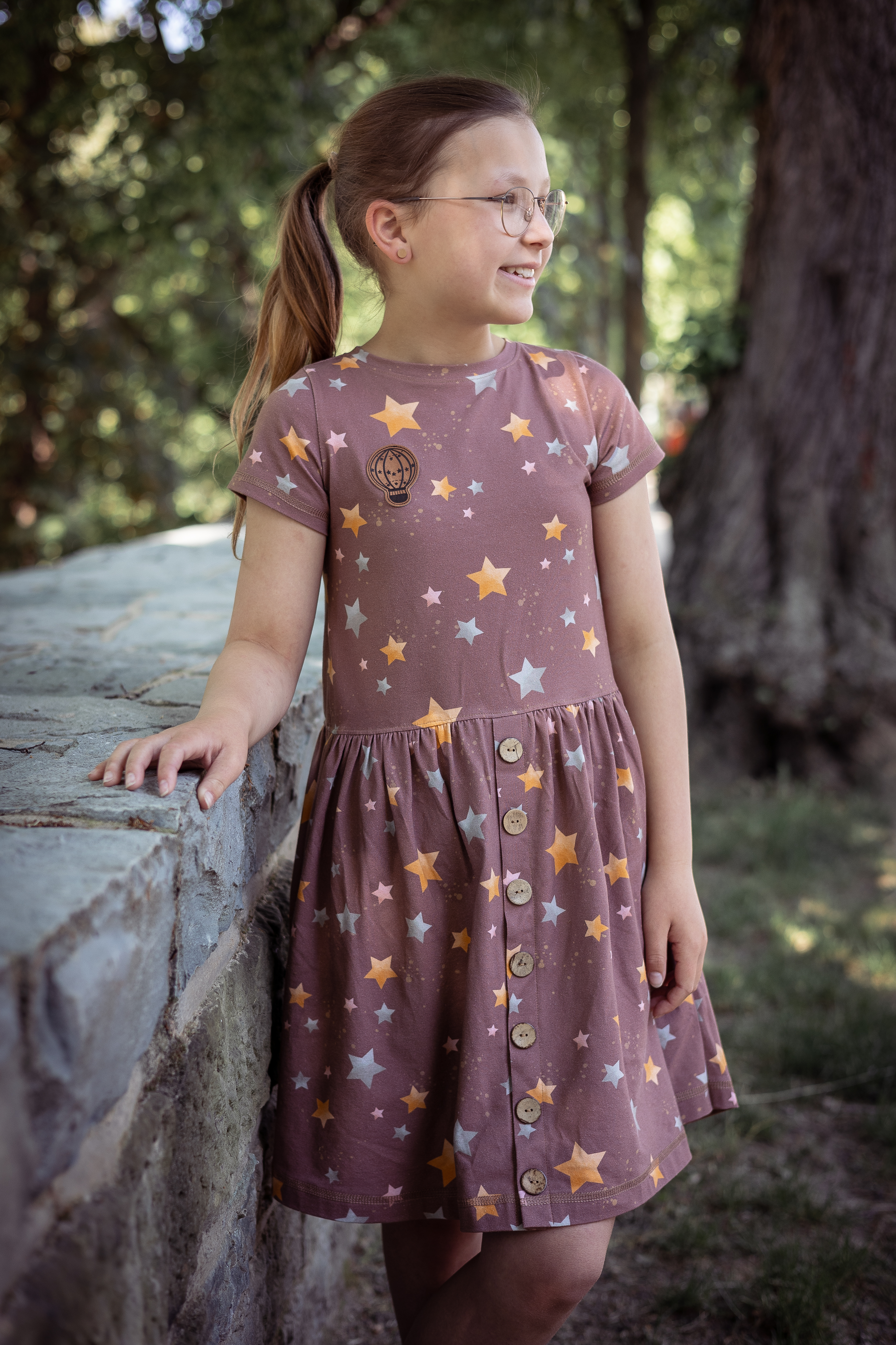 Girls Button Dress Girls Button Dress