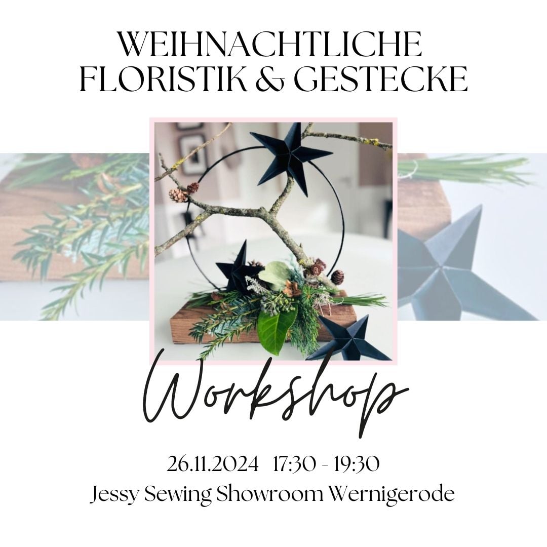 26.11.2024 Weihnachtlicher Floristik Workshop Gestecke