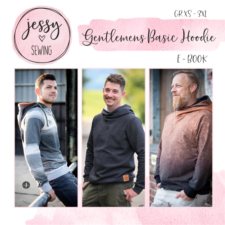eBook - *GENTLEMENS BASIC HOODIE* HOODIE, SWEATER RUNDER SAUM