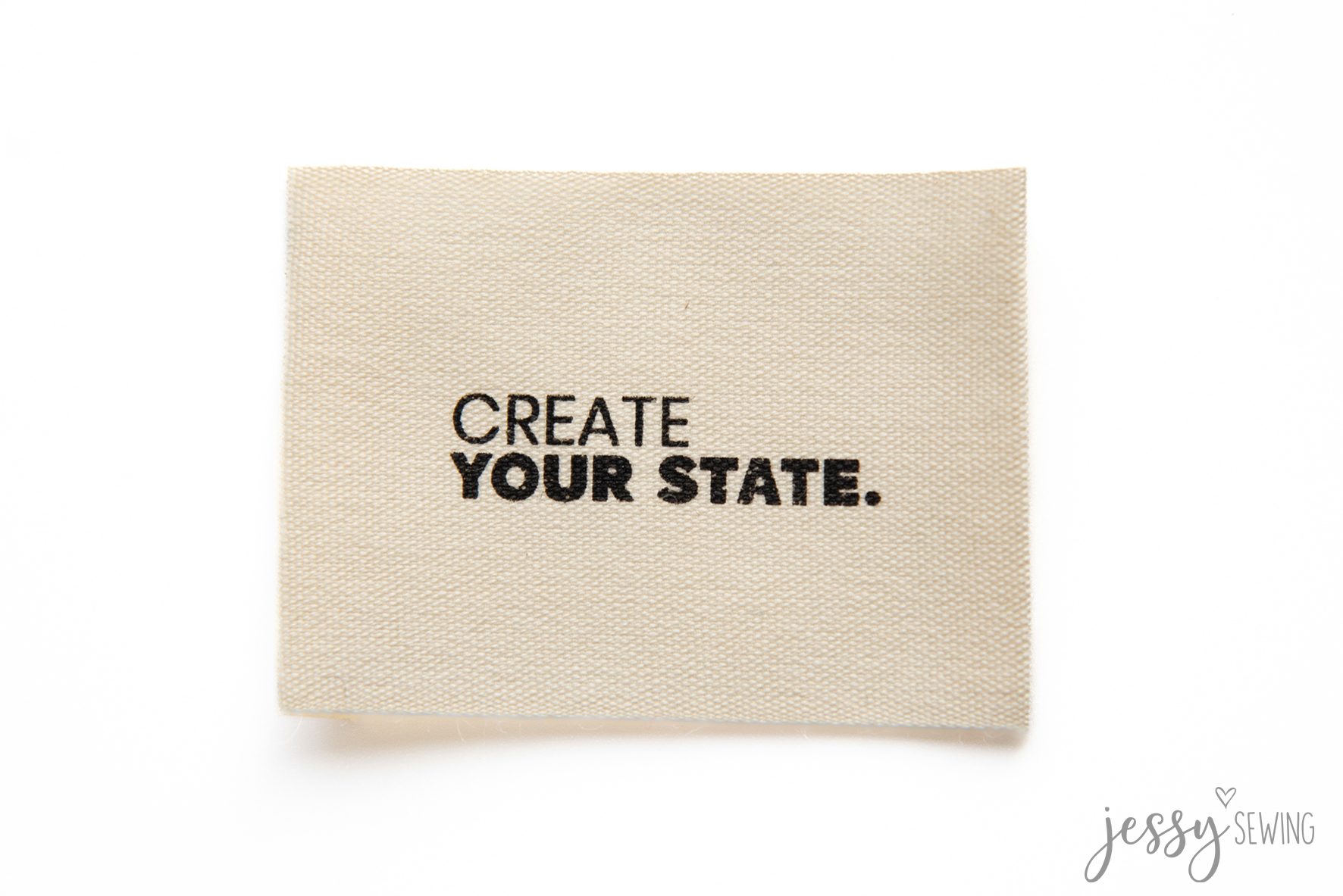 #262 Baumwolllabel "Create Your State"