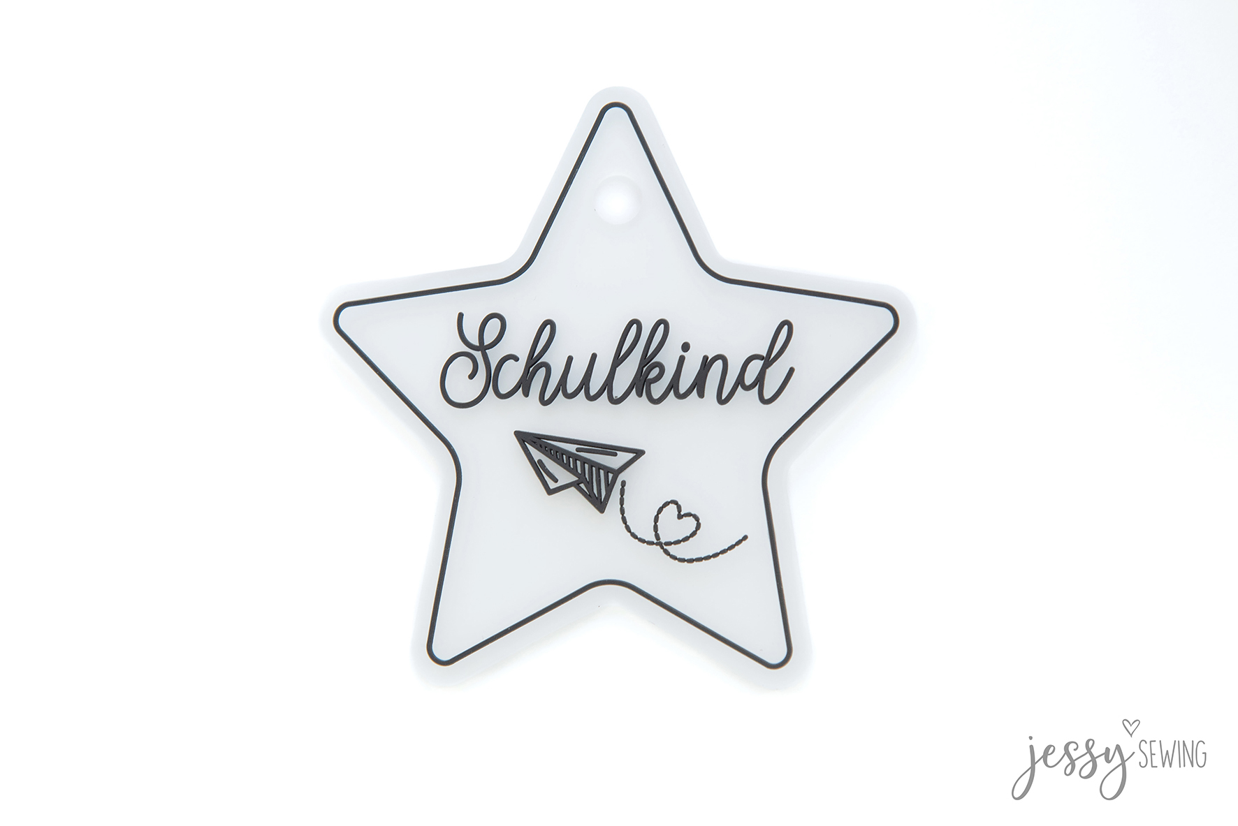 #246 Gummilabel/Anhänger "Schulkind"