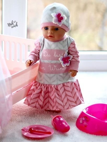 eBook - *Püppi´s little Diva* Puppenkleid, inkl. Beanie & Leggings