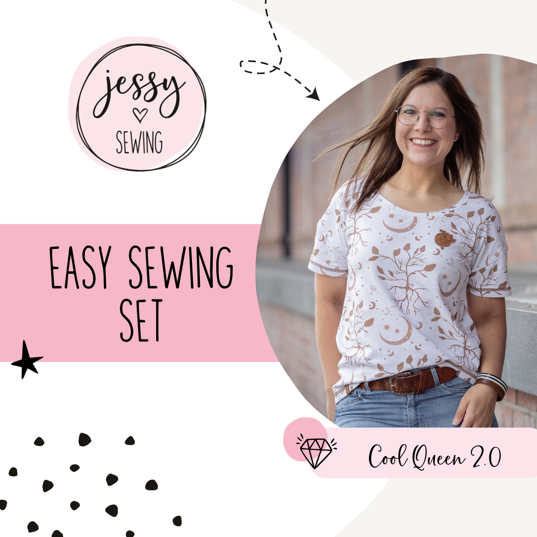 "Easy Sewing Set" Cool Queen 2.0 Boho Leaves