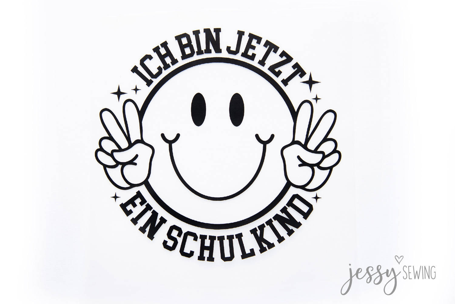 Bügelbild "Endlich Schulkind" Bügelbild "Endlich Schulkind"