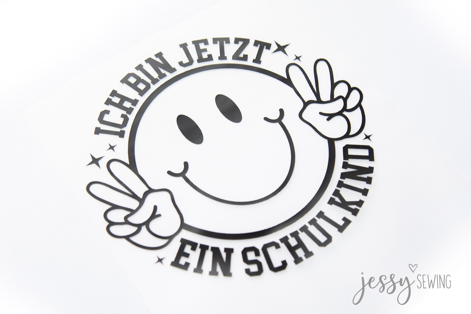 Bügelbild "Endlich Schulkind" Bügelbild "Endlich Schulkind"