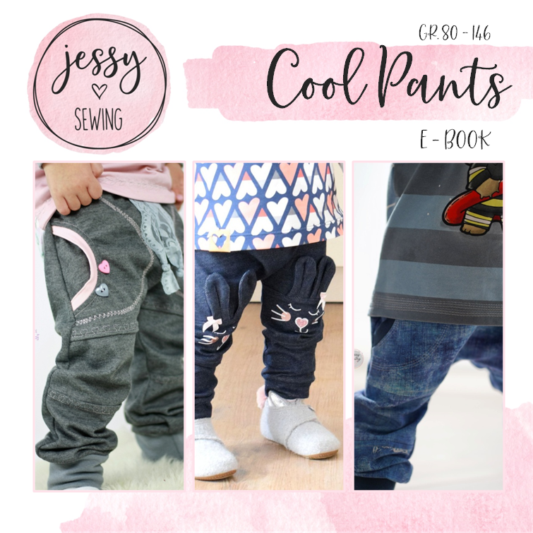 eBook - *COOL PANTS* BASIC HOSE MIT KNIETEILUNG, ÖHRCHEN & TASCHEN