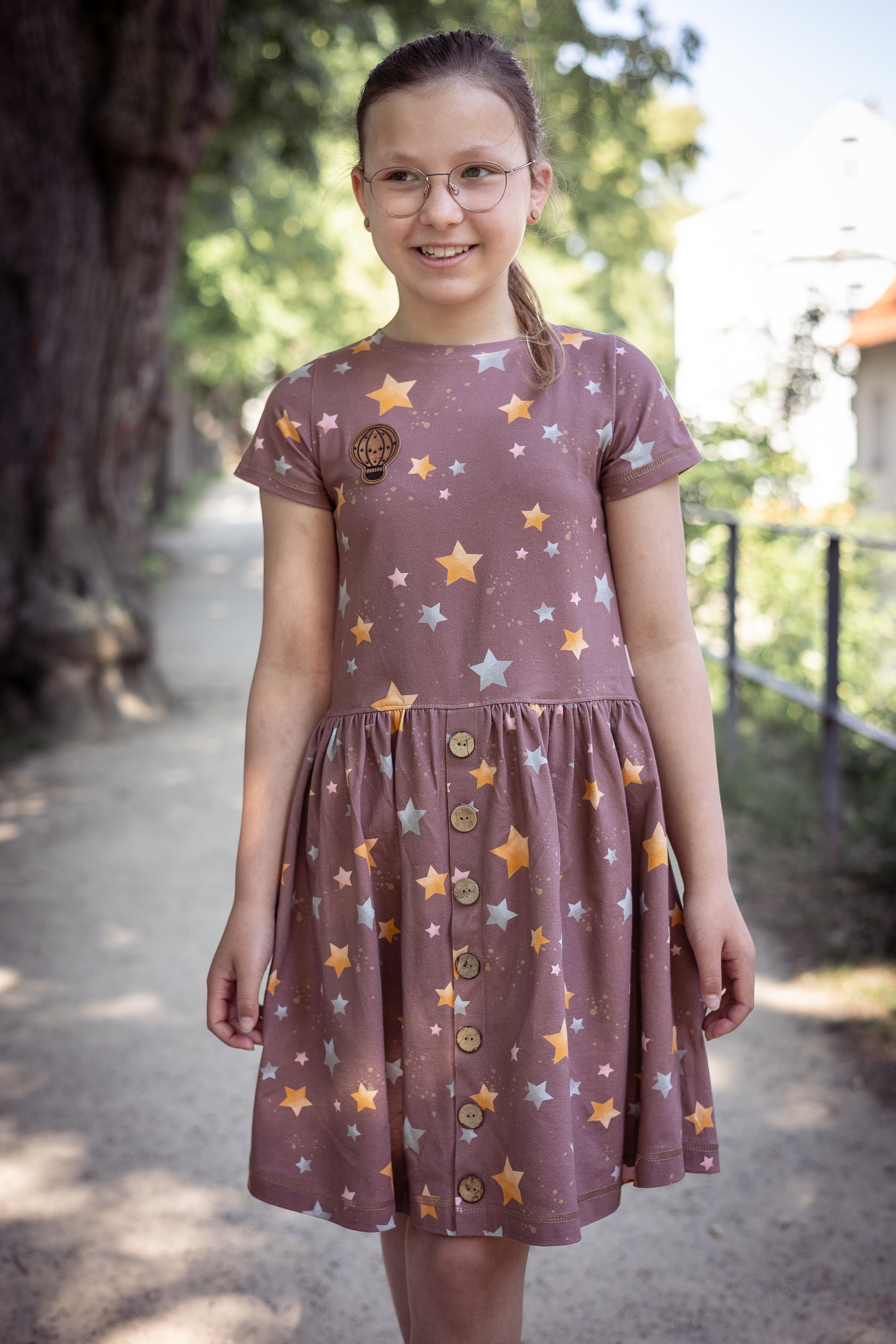 Girls Button Dress Girls Button Dress