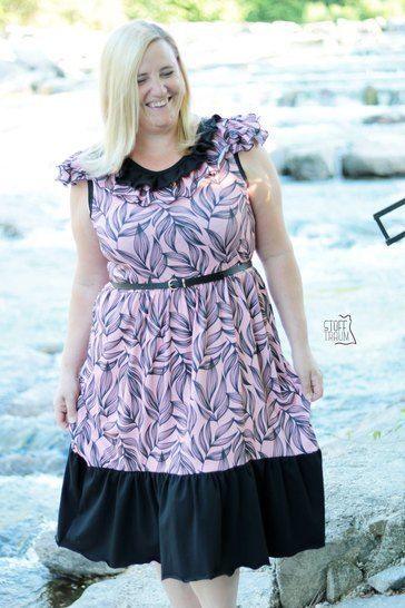 eBook - *LADIES RUFFLE DRESS* SOMMERKLEID GR. 32 BIS 56 BOHO
