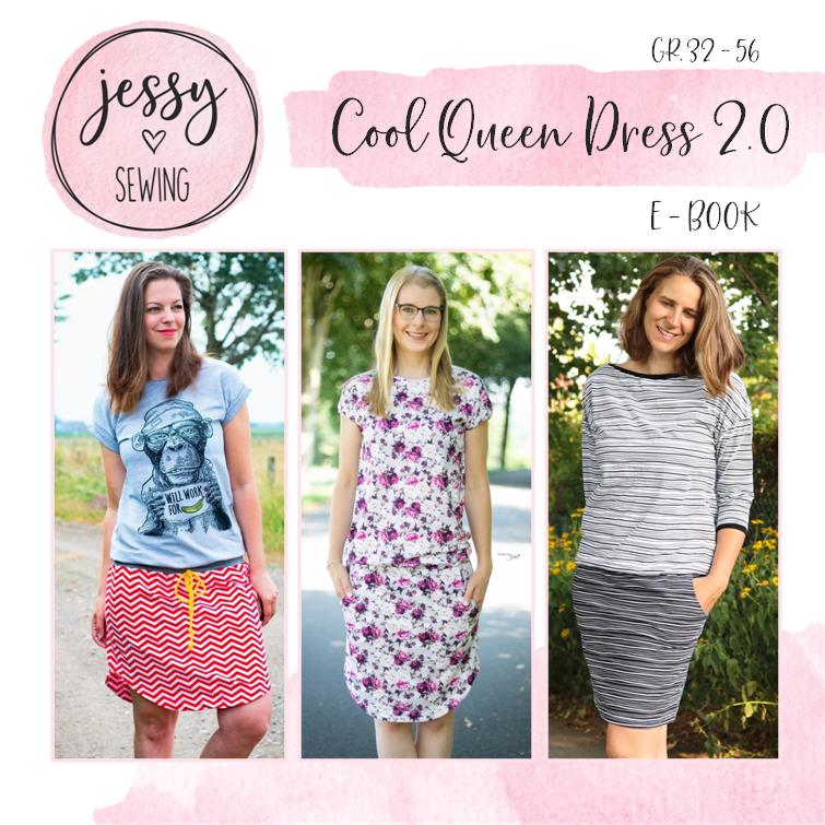 eBook - *COOL QUEEN DRESS 2.0* KLEID, MAXIKLEID GR. 32 BIS 56