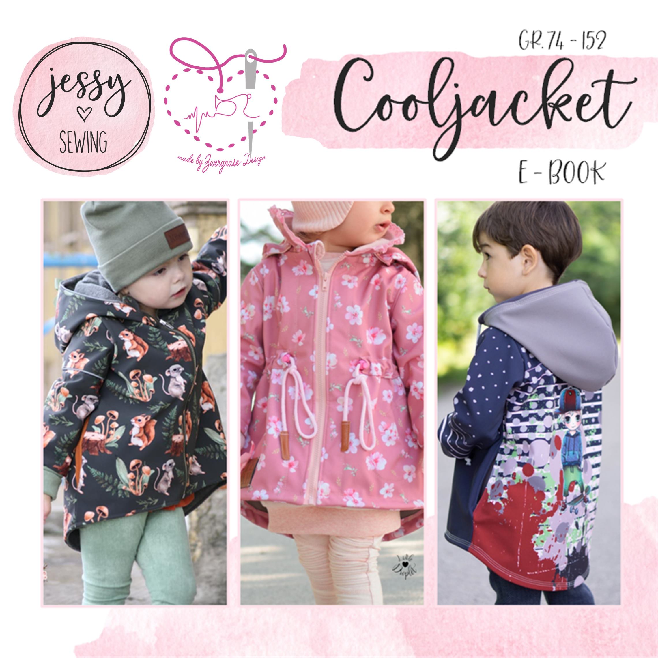 eBook - *COOLJACKET* JESSY SEWING JACKE, SOFTSHELLJACKE, WALKJACKE