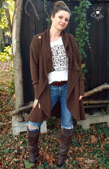 eBook - *Lady Crossbutton* Cardigan Jacke Nähanleitung 32 - 54