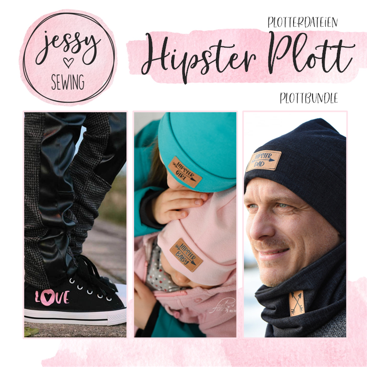 PLOTT - *Hipster Plott* Plottbundle, Plotterdateien