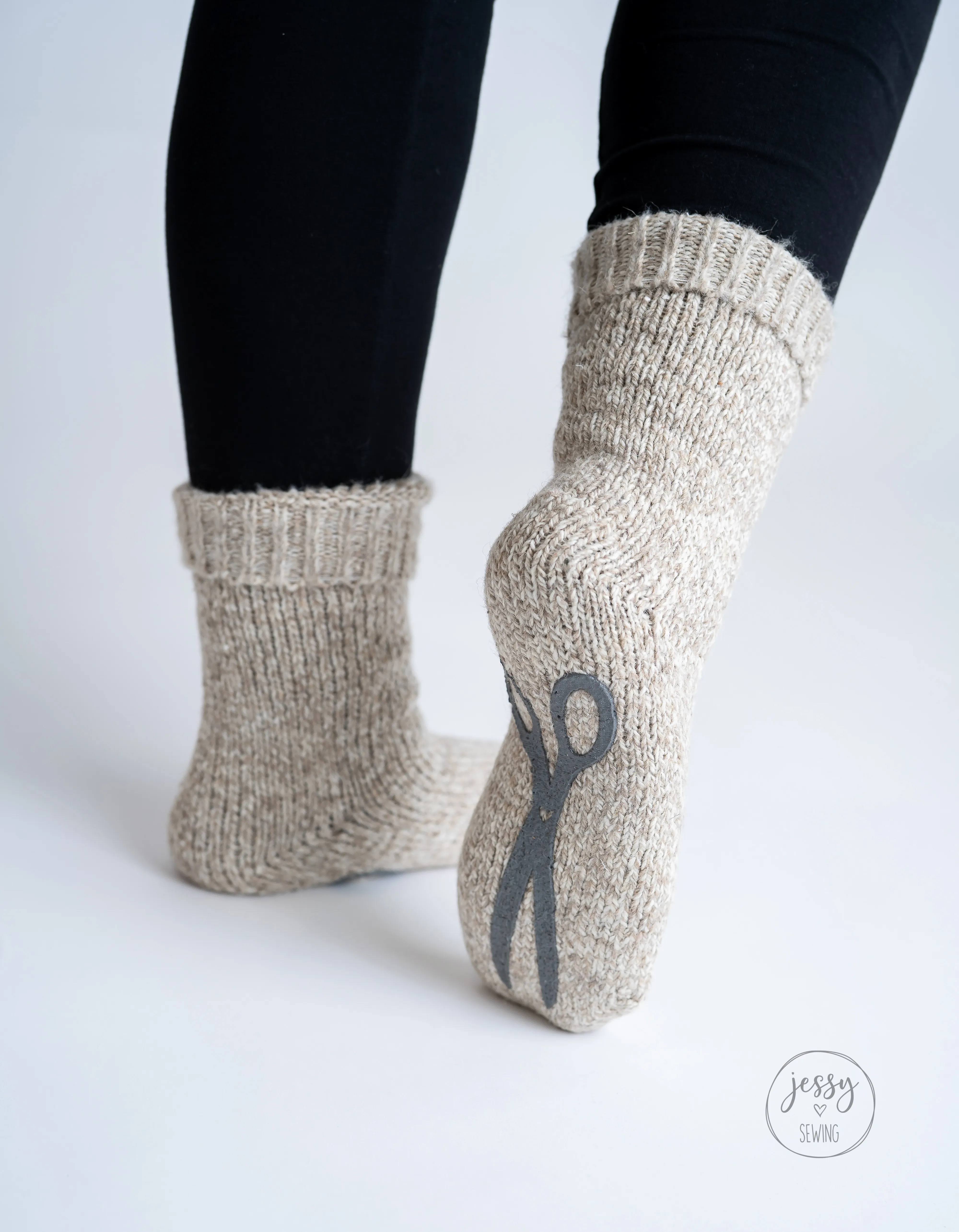 The Socks Stoppersocken mit Scherenmotiv The Socks Stoppersocken mit Scherenmotiv