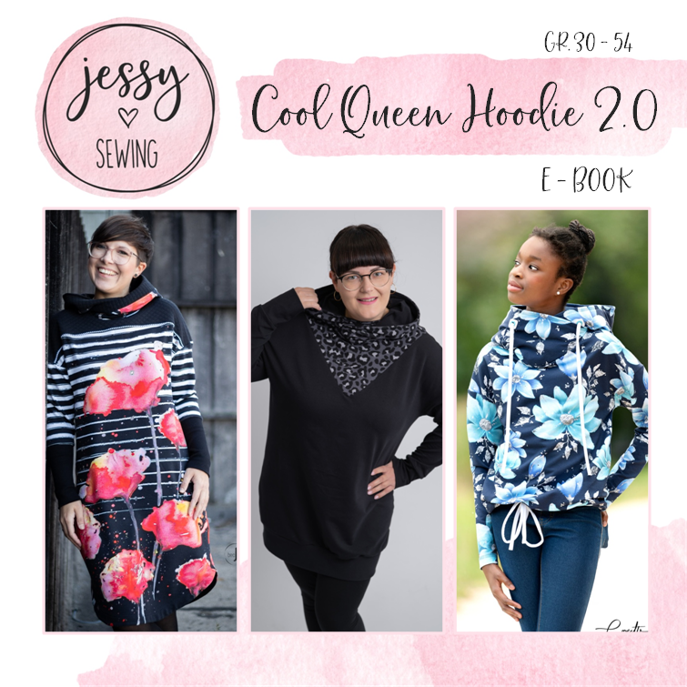 eBook  - *COOL QUEEN HOODIE 2.0* CROPPED HOODIE, HOODIE, HOODIEKLEID