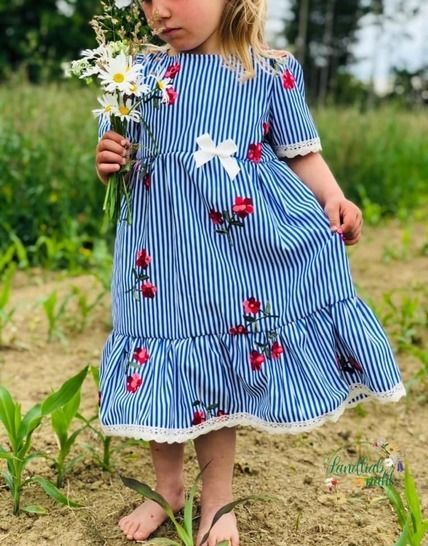 eBook - *GIRLS PARTYDRESS WEBWARE*GR. 74 BIS 152 KLEID EINSCHULUNG