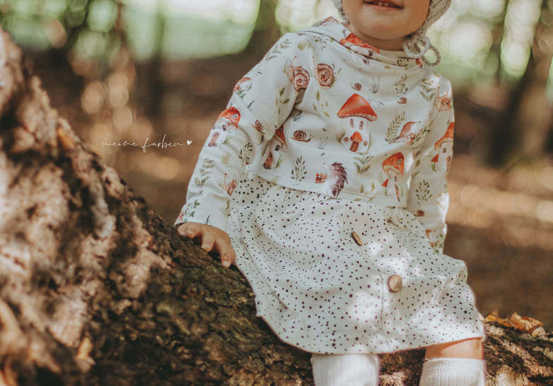 eBook - *GIRLS BUTTON DRESS*GR. 74 BIS 152 KLEID