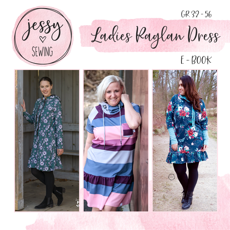 eBook *LADIES RAGLAN DRESS* RAGLANKLEID HOODIEKLEID