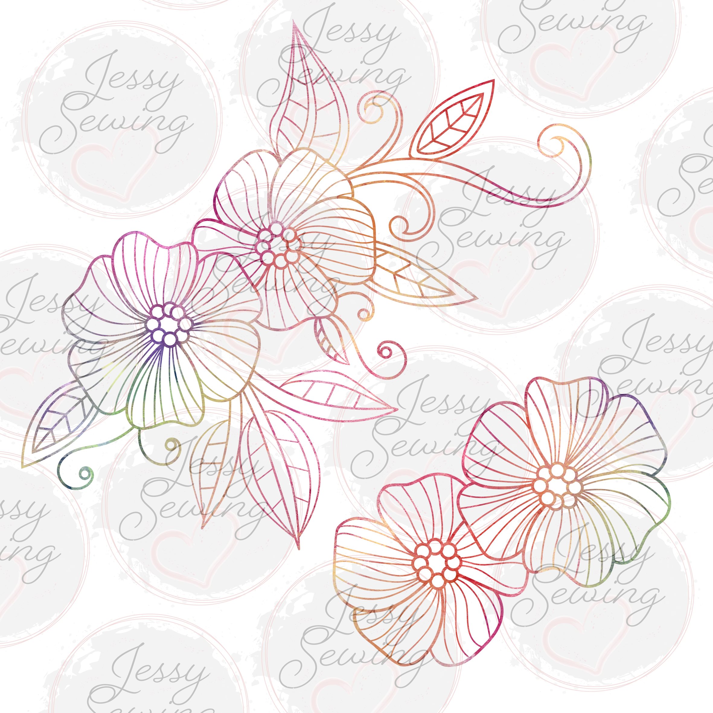 PLOTT - *Boho Plott Bundle* Plotterdateien Boho Look
