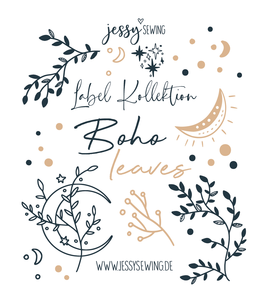 Label Kollektion "Boho Leaves"