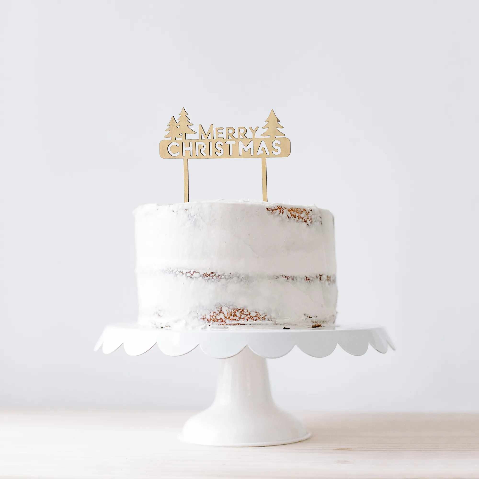 Cake Topper Nr. 13 "Merry Christmas"