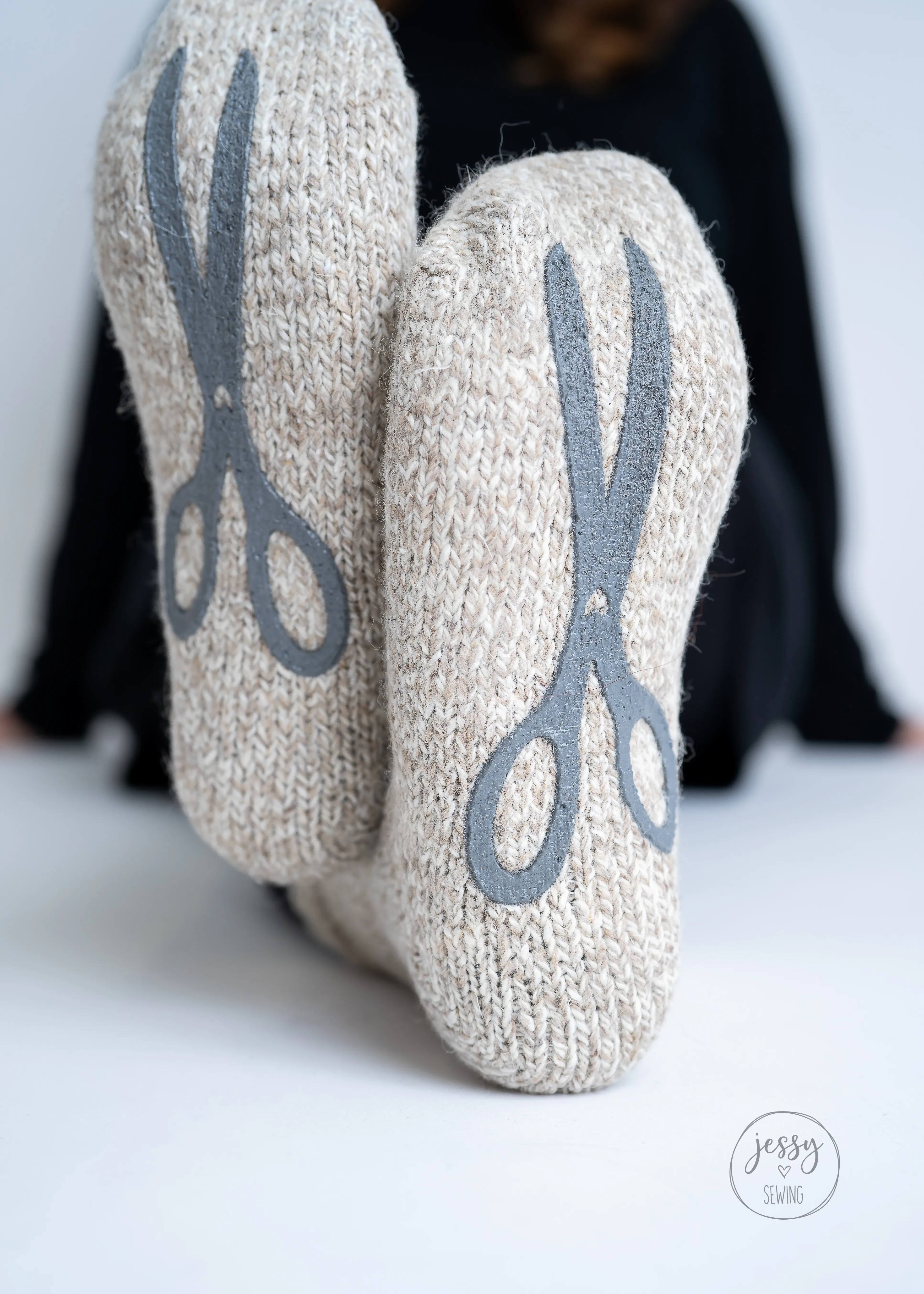 The Socks Stoppersocken mit Scherenmotiv The Socks Stoppersocken mit Scherenmotiv